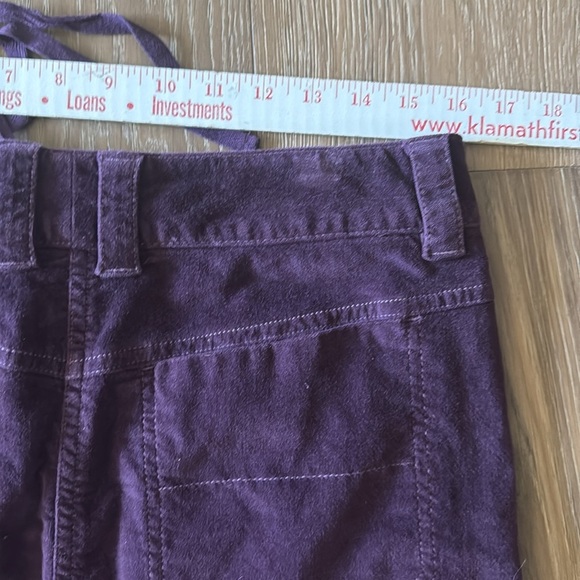 Athleta Roseville Brushed Velvet Cotton Skirt Womens 10 A-Line Soft Stretch - Picture 10 of 11